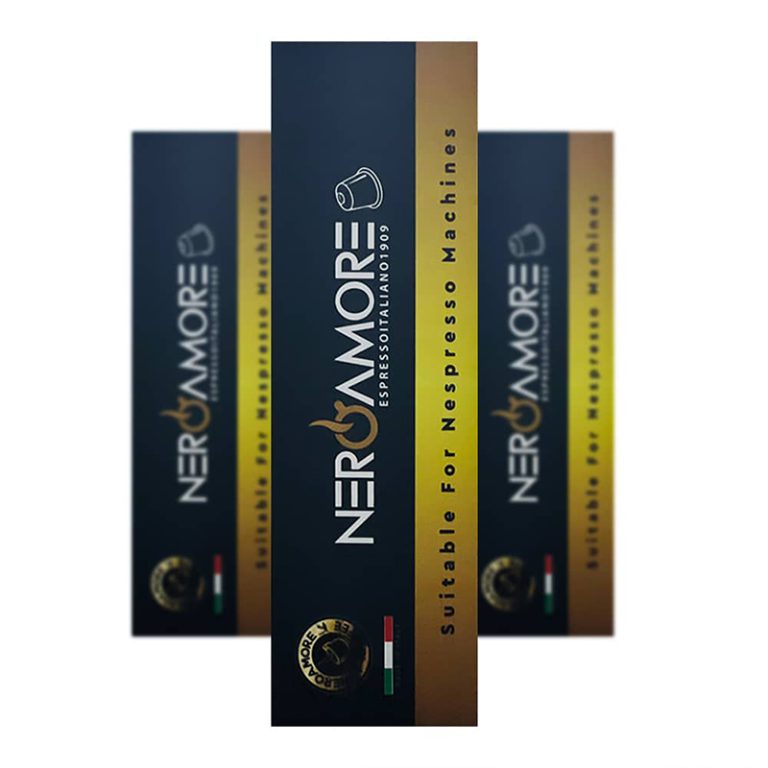 کپسول قهوه نسپرسو نروآمور فورته شماره 5 (NEROAMORE) 12 عددی