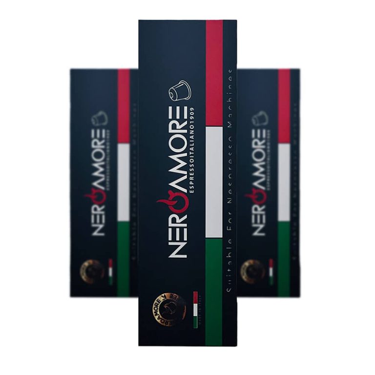 کپسول قهوه نسپرسو نروآمور فورته شماره 11 (NEROAMORE) 12 عددی